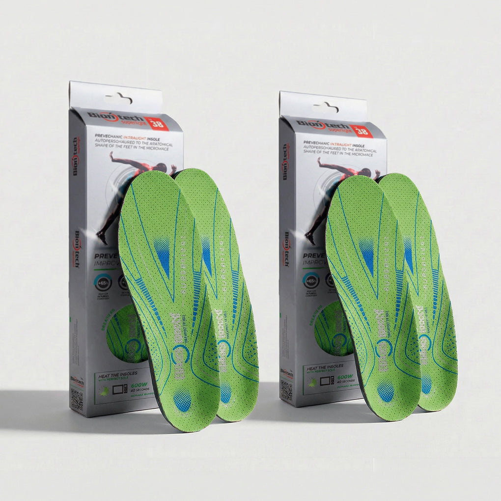 Pack de ciclismo: 2 pares de plantillas Superlight