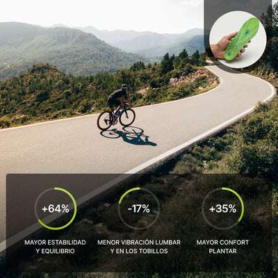 Pack de ciclismo: 2 pares de plantillas Superlight