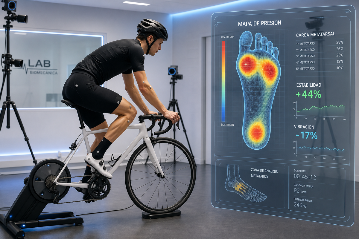 Análisis biomecánico de la pisada con mapa de presión