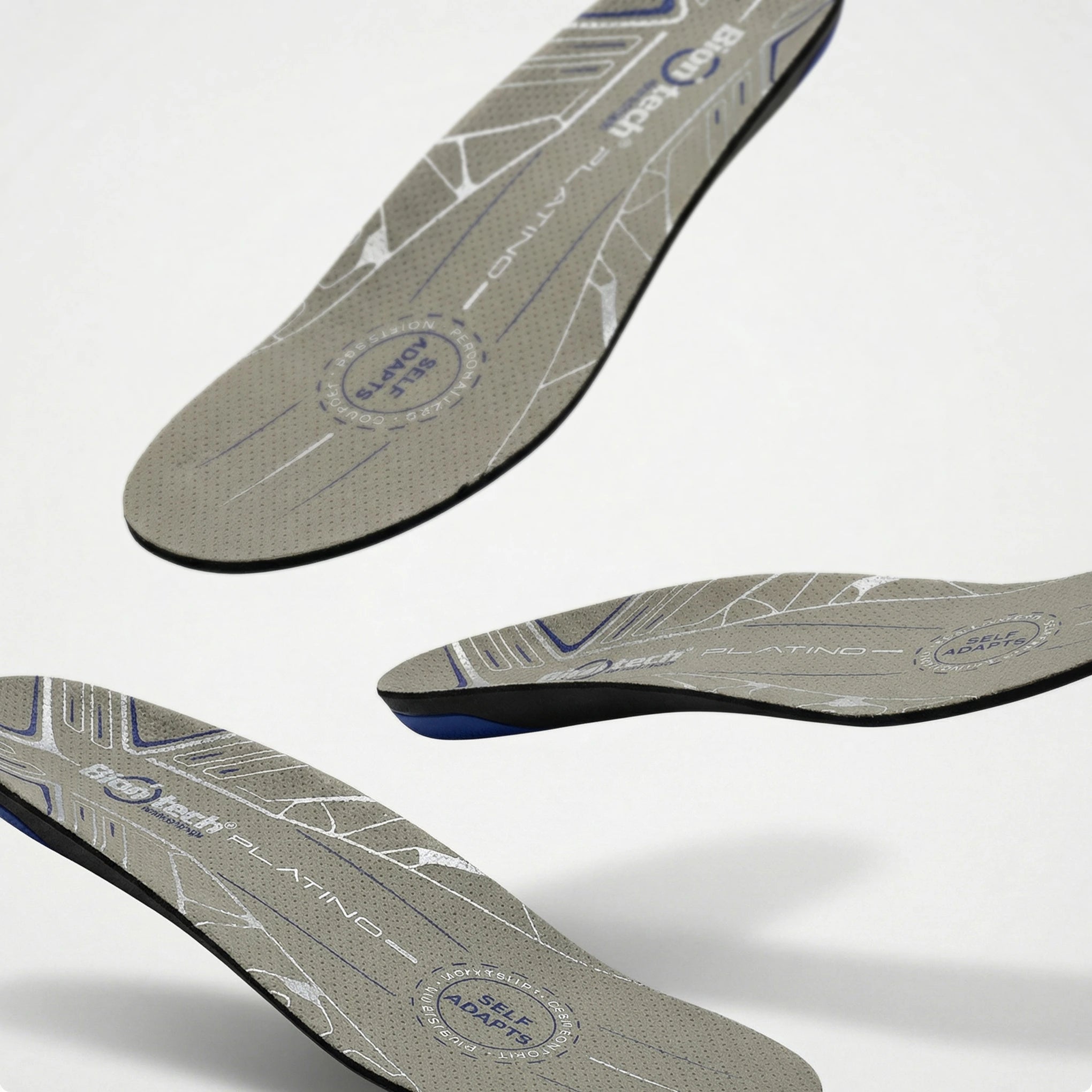 Plantillas Biontech Trail Running Platino